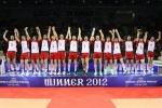 Męska reprezentacja Polski w piłce siatkowej świętuje zwycięstwo w Lidze Światowej