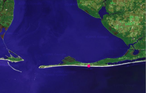 Gulf Shores z lotu satelity